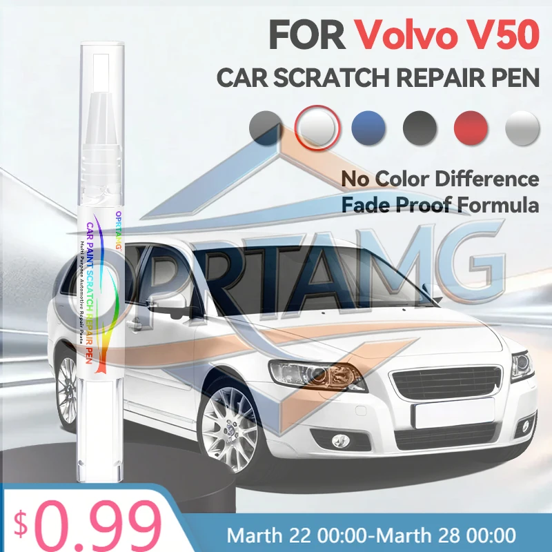 

Car Paint Repair Pen For 2004-2012 VOLVO V50 Paint Scratch Repair Accessories Blue 466 Black 452 Silver 477 White 614 Red