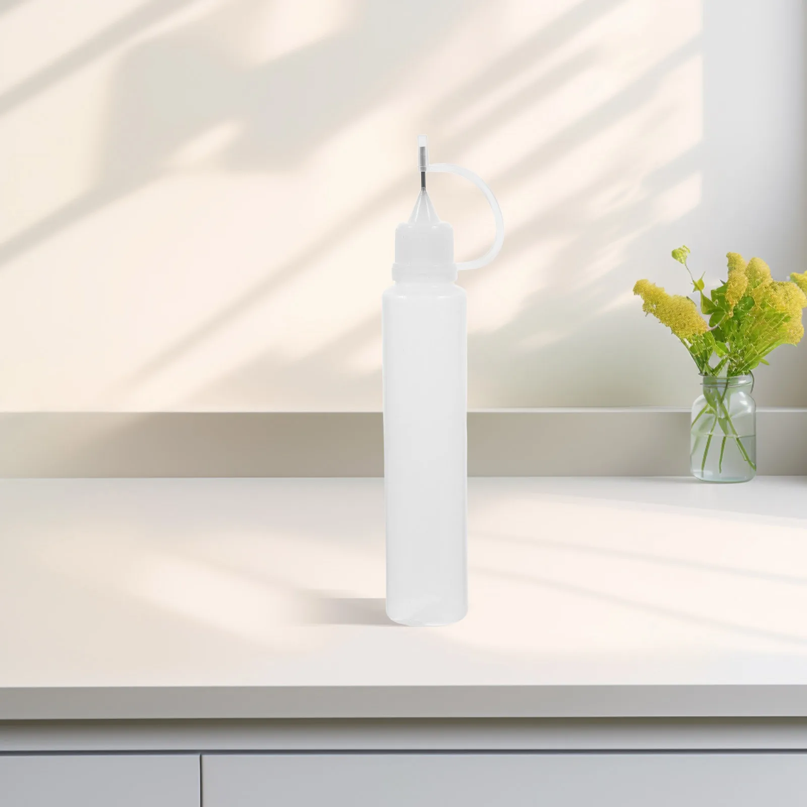 

10pcs Addition Bottle Squeeze Glue Transparent Travel Needle Tip Applicator Empty Paint Oil Storage Craft