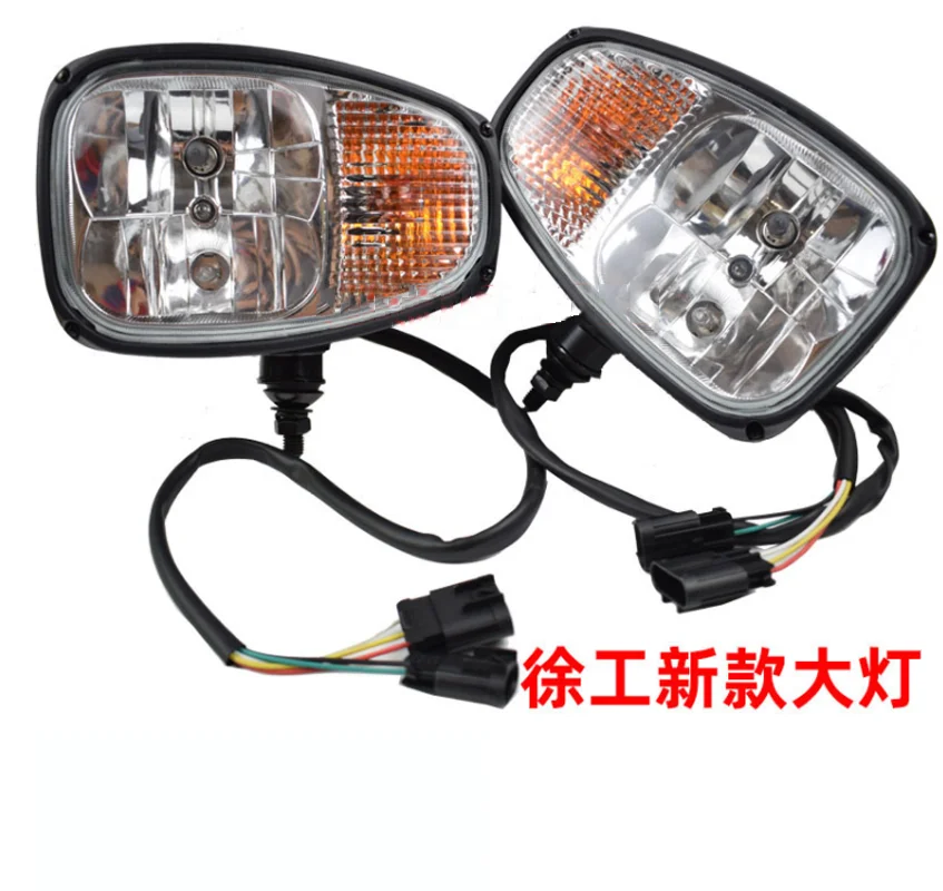 

For New Loader Forklift Accessories XCMG 500KL Lighting Headlight With Turn Signal Assembly