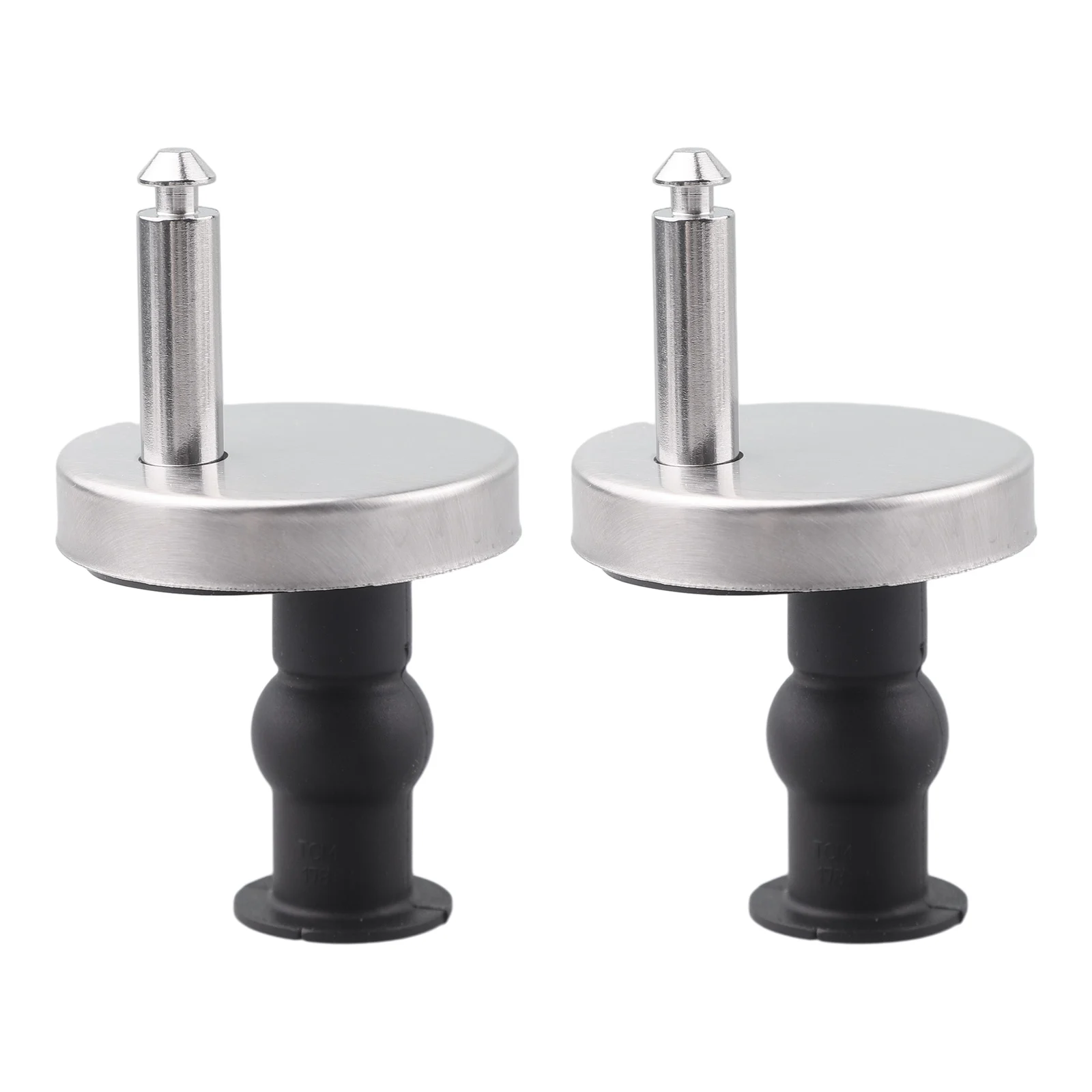 2x Toilet Seat Hinges Top Close Soft Release Quick Fitting Heavy Duty Hinge Pair Hinge Screw Toilet Accessories Hardware