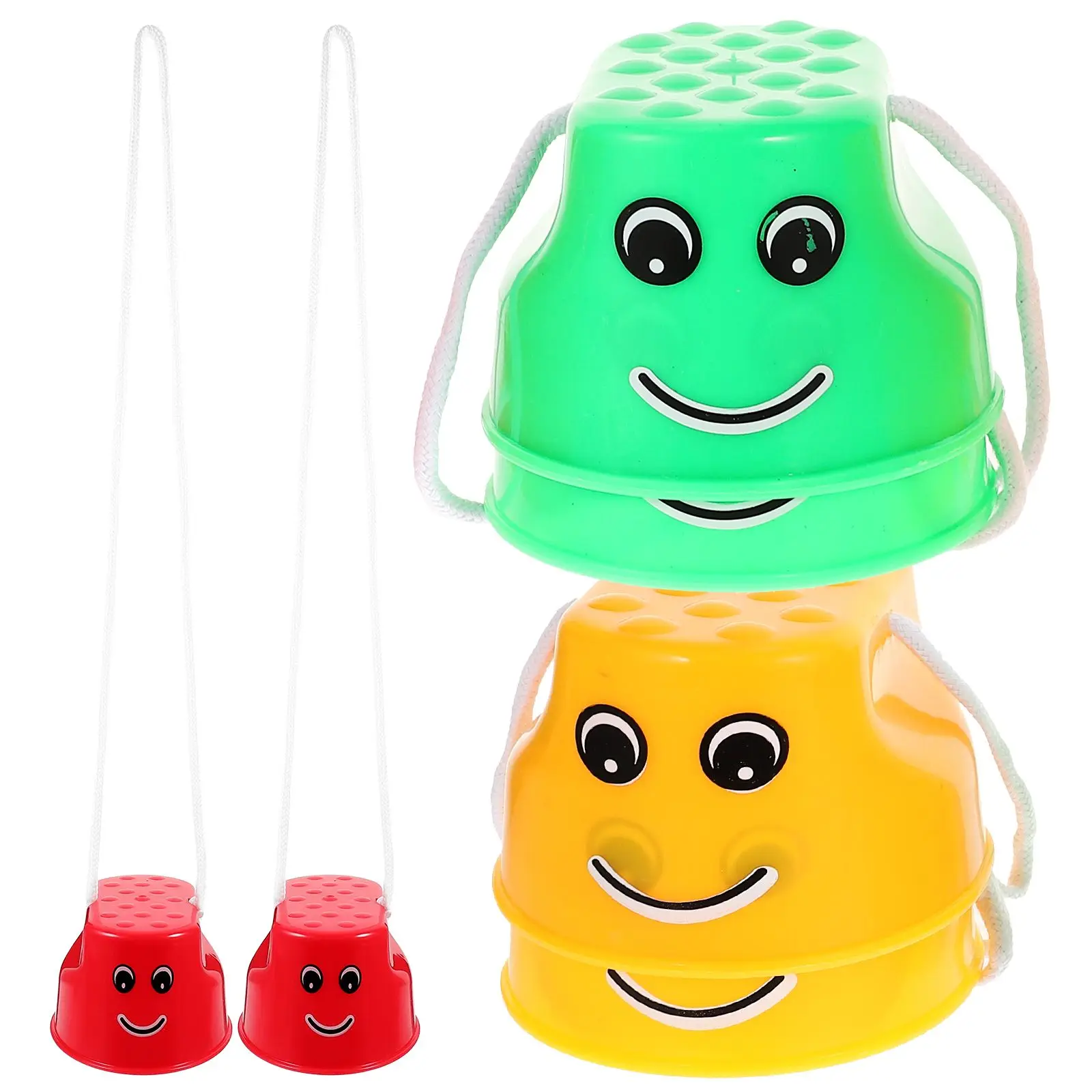 6 PCS Early Education Toys Stepper Bouncing Shoes Sports Stilts Outdoor Toddler