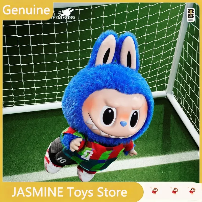 

Original POPMART LABUBU THE MONSTERS × FIFA Catch the Win Vinyl Plush Handmade Room Decor Doll Decoration Collectibles Fan Gifts