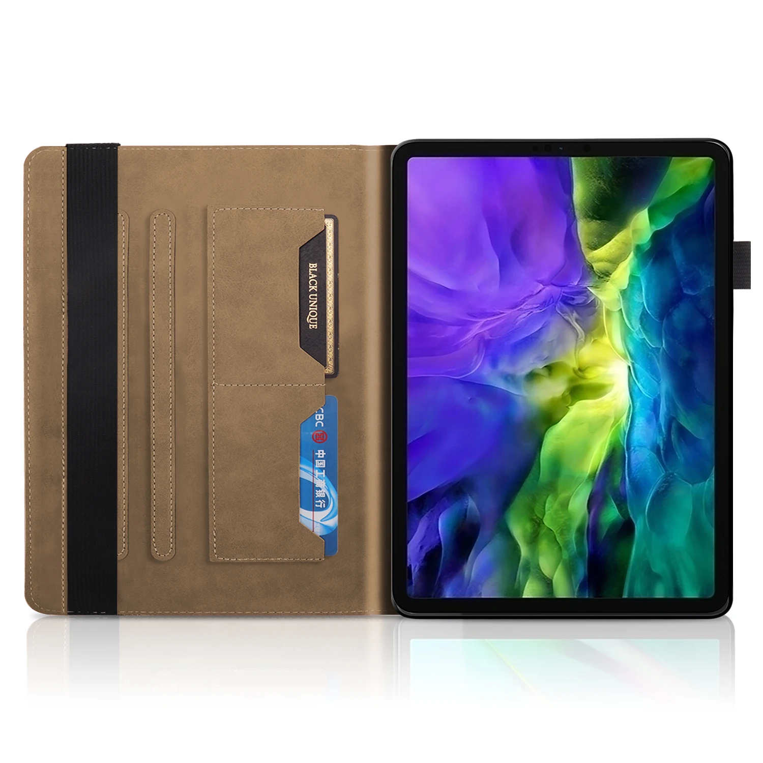 Tablet Case For iPad 2024 2025 Air Pro MINI 3 4 5 6 7 8 9 10th Generation 10.9 10.2 11 12.9 13 inch Tree Pattern Leather Cover