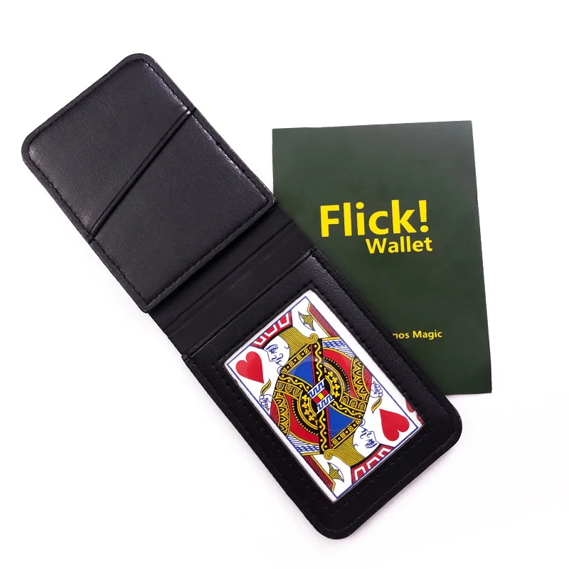 فليك محفظة ملحق بواسطة Tejinaya الساحر المحفظة عن قرب أوهام الشارع الخدع السحرية Porps كوميديا للتحايل Mentalism