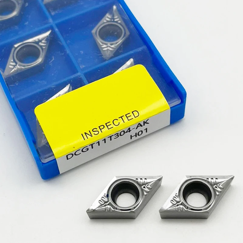 DCGT070204 AK K10 Internal Boring Blade DCGT070204 DCGT070208 DCGT11T302 DCGT11T304 DCGT11T308 Aluminum Carbide Inserts DCGT