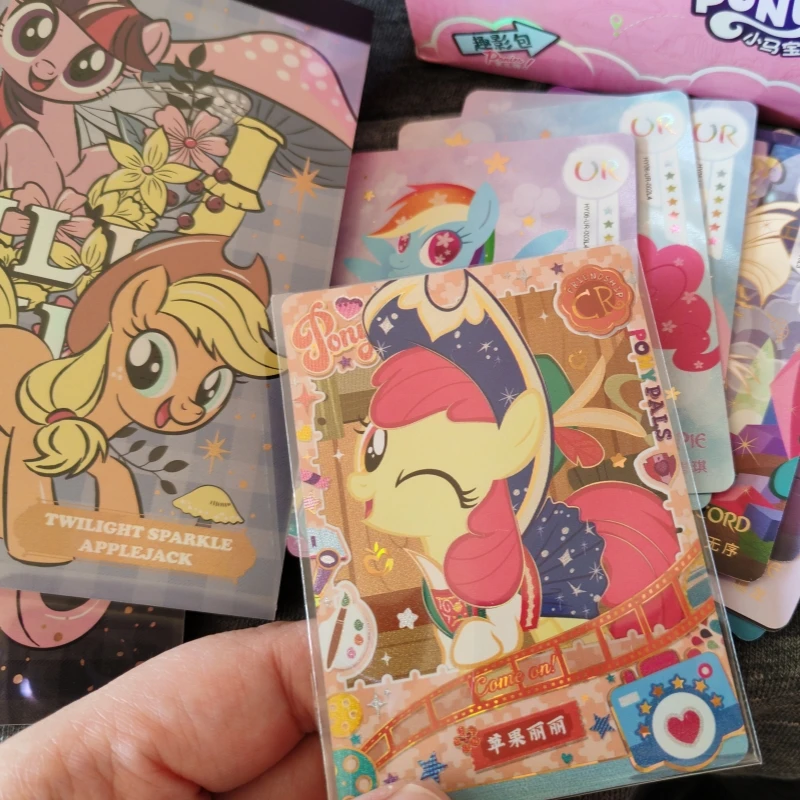 

Подлинная KAYOU My Little Pony Card The Book of Magic, милые забавные вечерние игрушки для дружбы, вечные игрушки, подарки, коллекционная карта принцессы