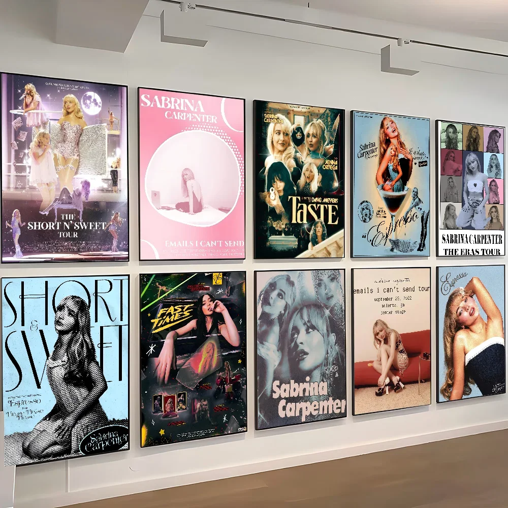 Cantante Sabrina Ann Lynn Carpenter Anim película clásica lienzo pintura cartel hogar sala de estar dormitorio Bar cafetería arte decoración Anime