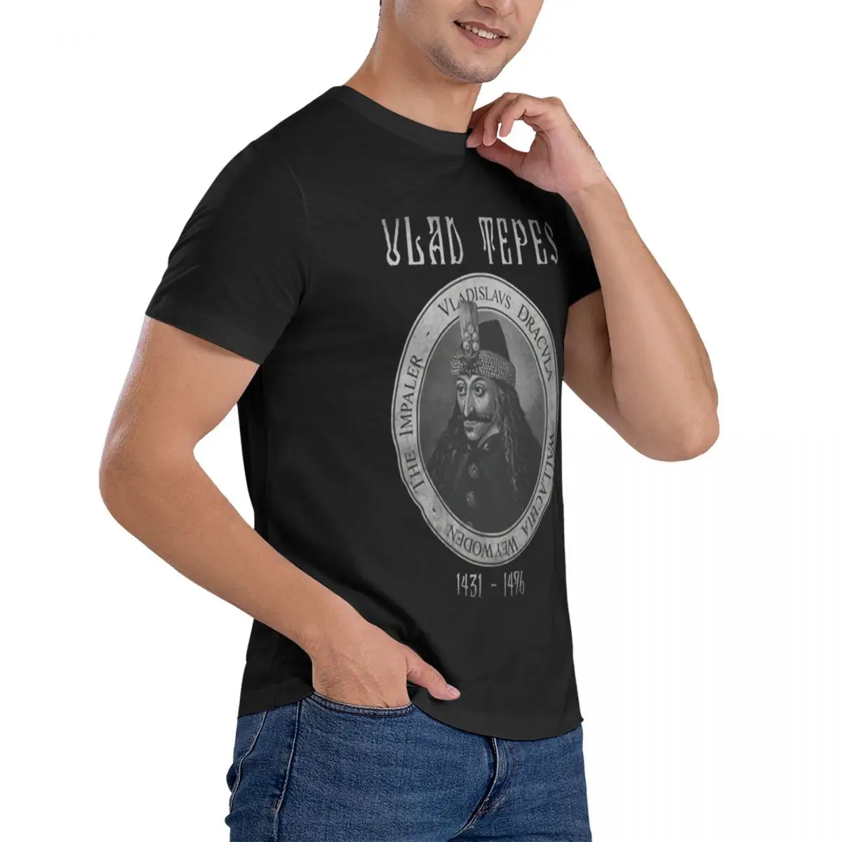 Death Is Coming Vlad Tepes Blood Peast Vlad Dracula T-Shirt 100% Cotton O-Neck Short Sleeve Casual Mens T-shirt Size S-3XL