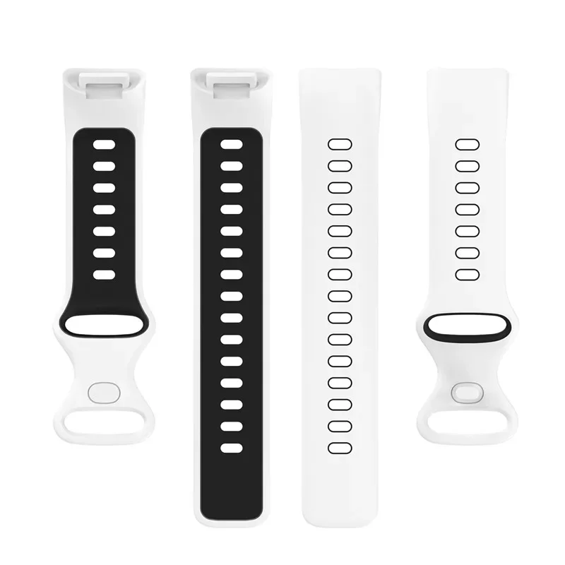 Silicone Watch Strap For Fitbit Charge 6 5 Smart Watch Sport Bracelet Wrist Band For Fit bit Charge5 6 Replacement Correa