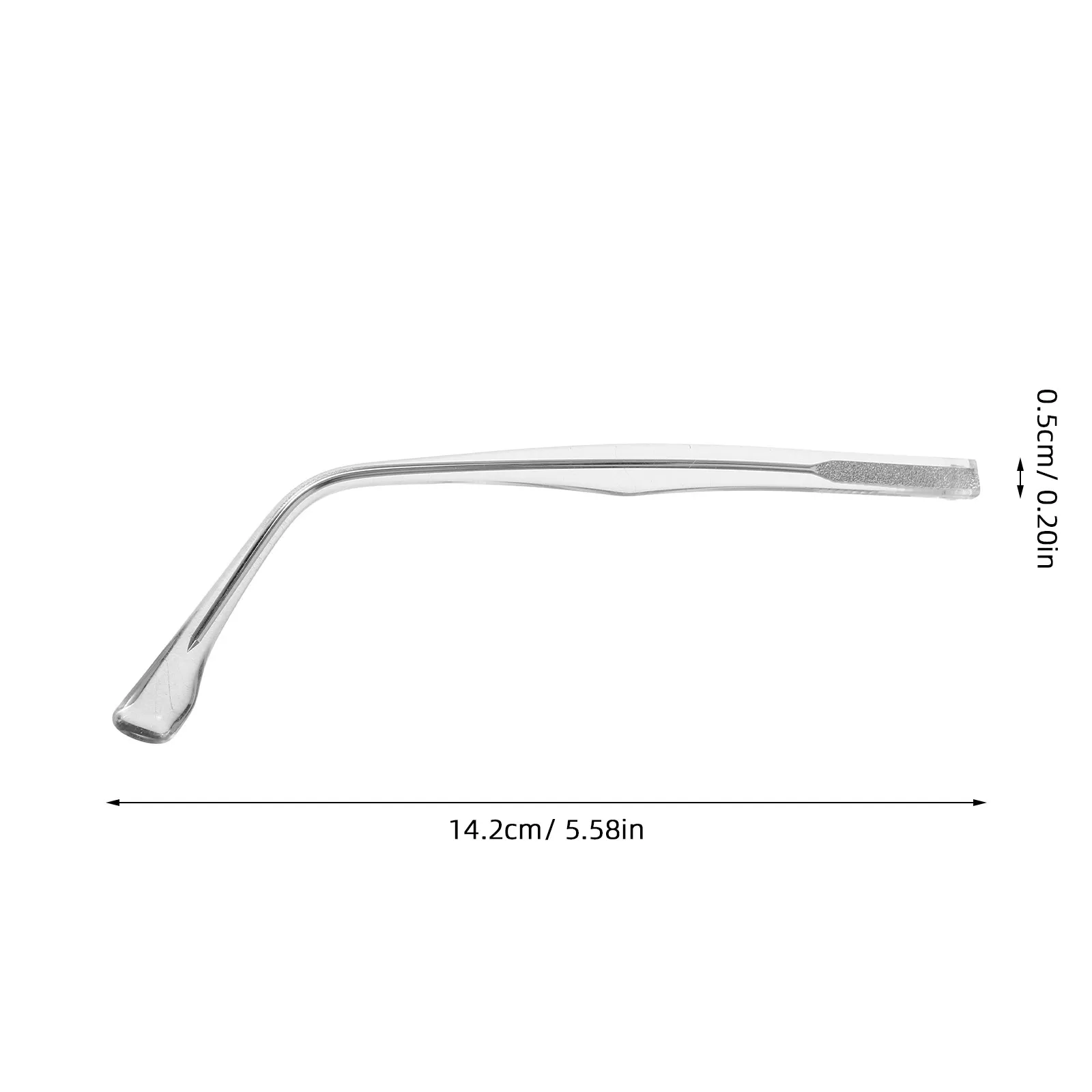 1Pair Glasses Temple Replacement Legs Versatile Eyewear Arm Parts Ergonomic Design Sleek Texture for Eyeglasses Sunglasses