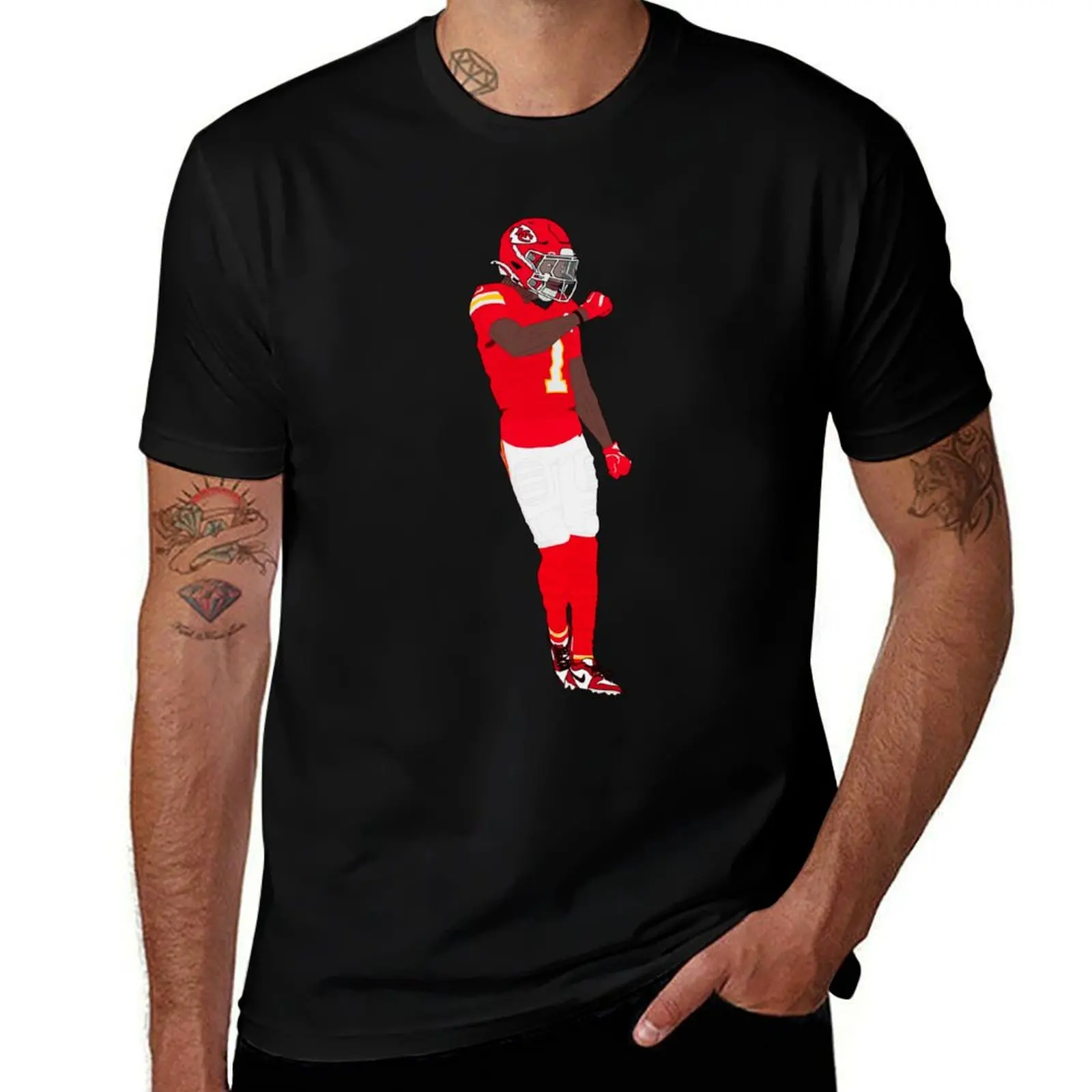 

t high T-Shirt Worthy man for Touchdown t cotton T-Shirt quality funny man shirt shirts cotton cotton man t shirts Xavier