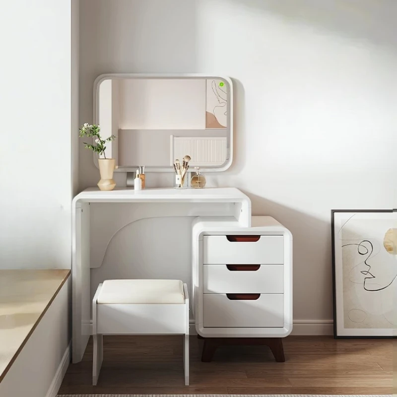 

Chests Furniture for Makeup Toucator Girl's Makeup Table Furniture Make Up Vanity with Mirror and Lights Bathroom Cabinet Shida