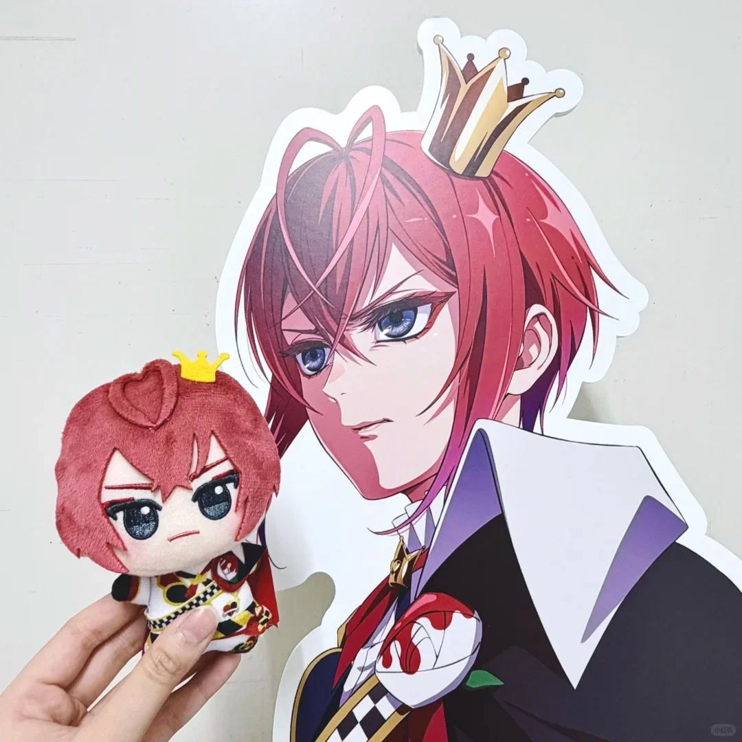 

Новая плюшевая кукла-брелок Riddle Rosehearts из Twisted-Wonderland, 10 см, хлопковая, в стиле чиби, с принтом, подарок, игрушка