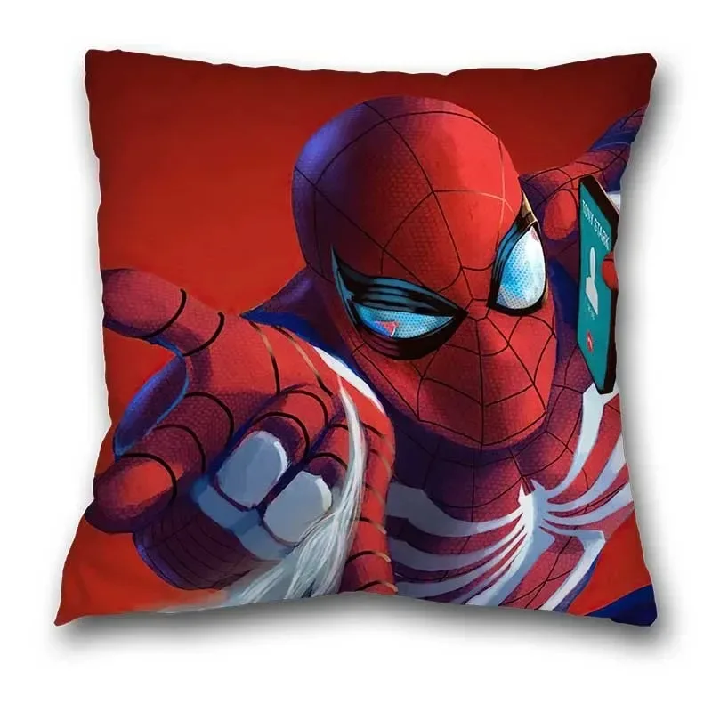 Spiderman pillow cover Marvel superhero living room sofa cushion cover suitable for home bedroom room decoration children gift