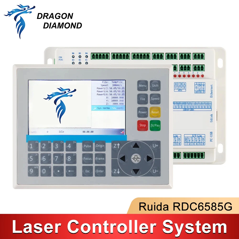 

Ruida RDC6585G Laser Controller System 8 Axes Motion Control Card For Co2 Laser Engraving Cutting Machine