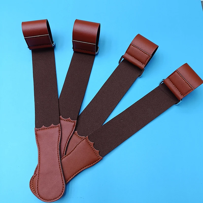 Sangle en cuir véritable pour barbier, rasoir droit, couteau pliant, affûtage des couteaux, affûteur de rasage, ceinture d'affûtage