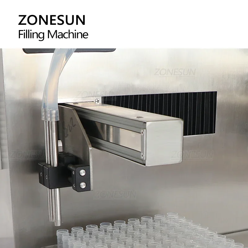 ZONESUN ZS-YTXY2 Ceramic Plunger Pump High Accuracy Automatic Reagent Tube Glass Vial Liquid Filling Machine