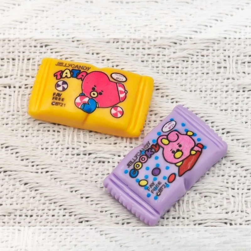 BT21 Mini Milk Candy Resin Charms Cute Cartoon Candy Ornaments DIY Jewelry Making Accessories view 5