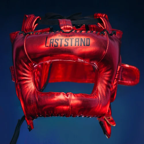 Imagen 2 del producto Casco de boxeo Sanda, Protector de cabeza de entrenamiento, casco de boxeo Muay, casco tailandés, equipo de cabeza de Kickboxing, equipo protector de gimnasio