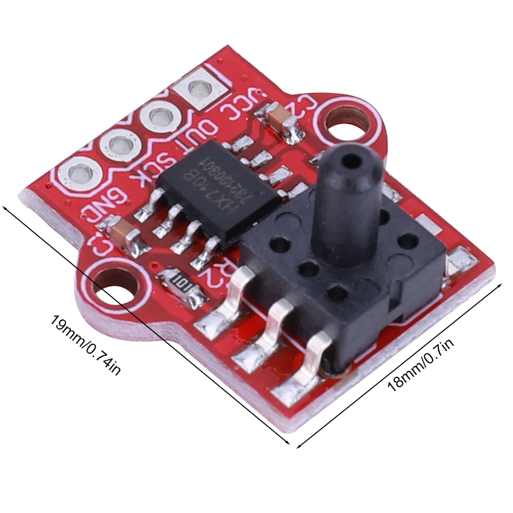DC 3.3V 5V 0-40KPa czujnik ciśnienia powietrza płyta kontrolera poziomu wody w płynie cyfrowy czujnik ciśnienia barometrycznego pasuje do Arduino