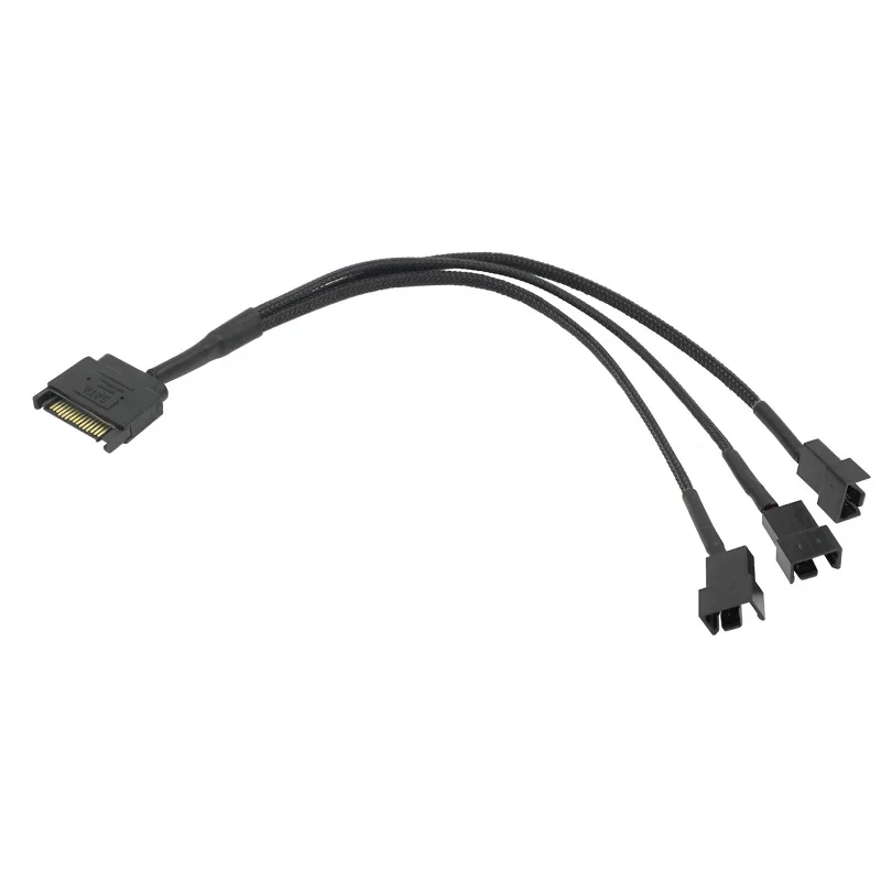 SATA 1 To 3 4 5 4-Pin Power Cable PC Computer Cooling Fan Splitter Hub Converter Adapter Extension Wire Cord