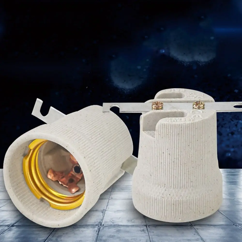 

Использование для подвесного светильника для дома с подставкой, большая винтовая крышка, керамический держатель лампы, потолочный плоский пьедестал, цоколь, аксессуары для ламп