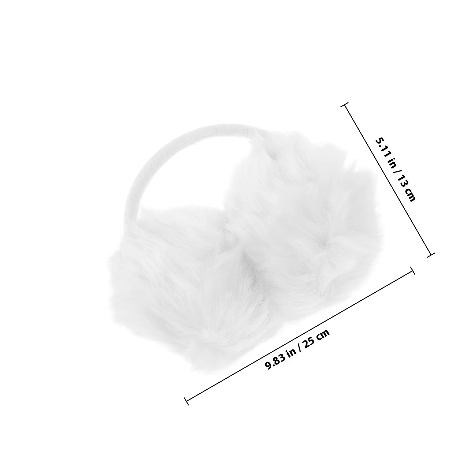 غطاء ناعم للحماية من الشتاء الدافئ، غطاء أذن مقاوم للرياح وقابل لإعادة الاستخدام، إكسسوار لفائف أذن شتوية جميلة #4