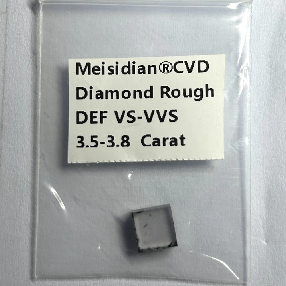 Meisidian 3.5-3.8 Carat DEF  VS-VVS Lab Created Grown Uncut CVD Rough Diamonds