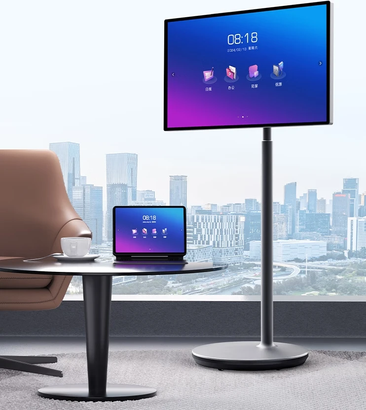 For Indoor Video Conferences Exhibition Halls Store Promotions Wireless Screen Mirroring  Mobile Smart Screen 4K