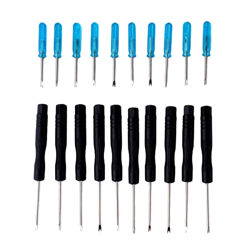 Chave de Fenda tipo v de Cabeça Única Ferramenta Especial de Reparo Chave de Fenda para Pulseira de Relógio Removedor de Fivela Ferramentas de Reparo com 10 Peças