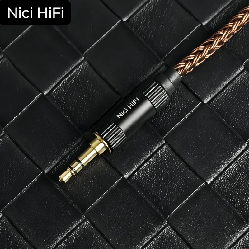 Nici HiFi-18 16 Core Earphone Cable MMCX/0.78 2Pin/Stereo 3.5mm, Balanced 4.4mm, IEM Replacement Upgrade Cable