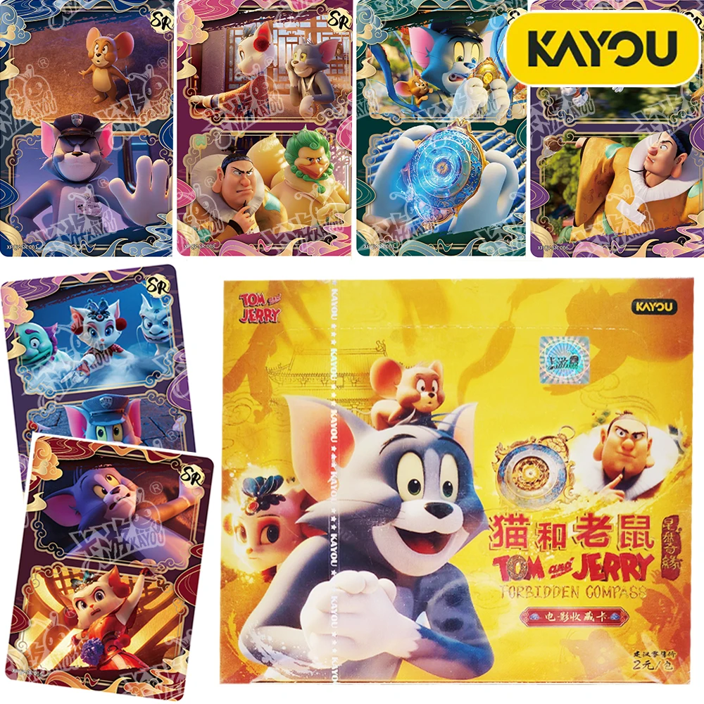 

New Kayou Tom and Jerry Collection Cards Surprise Creative Animated Movie Roles Dreamy Encounter Wonderful Fate Cards Kids Gifts