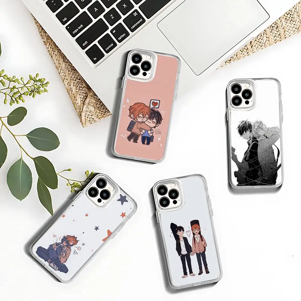 

Phone Case For iPhone 17,16,15,14,13,12,11 Pro,Max,Plus,X,XS,XR,SE4,E Mini Comics S-Sasaki To M-Miyano Transparent Soft Cover