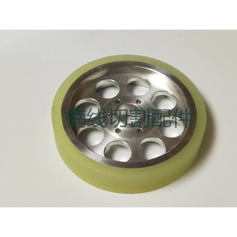 

1PC 33EC100B403=2 Slow Wire Tension Wheel New Expansion Wheel Rubber Wheel 100x20mm Winding
