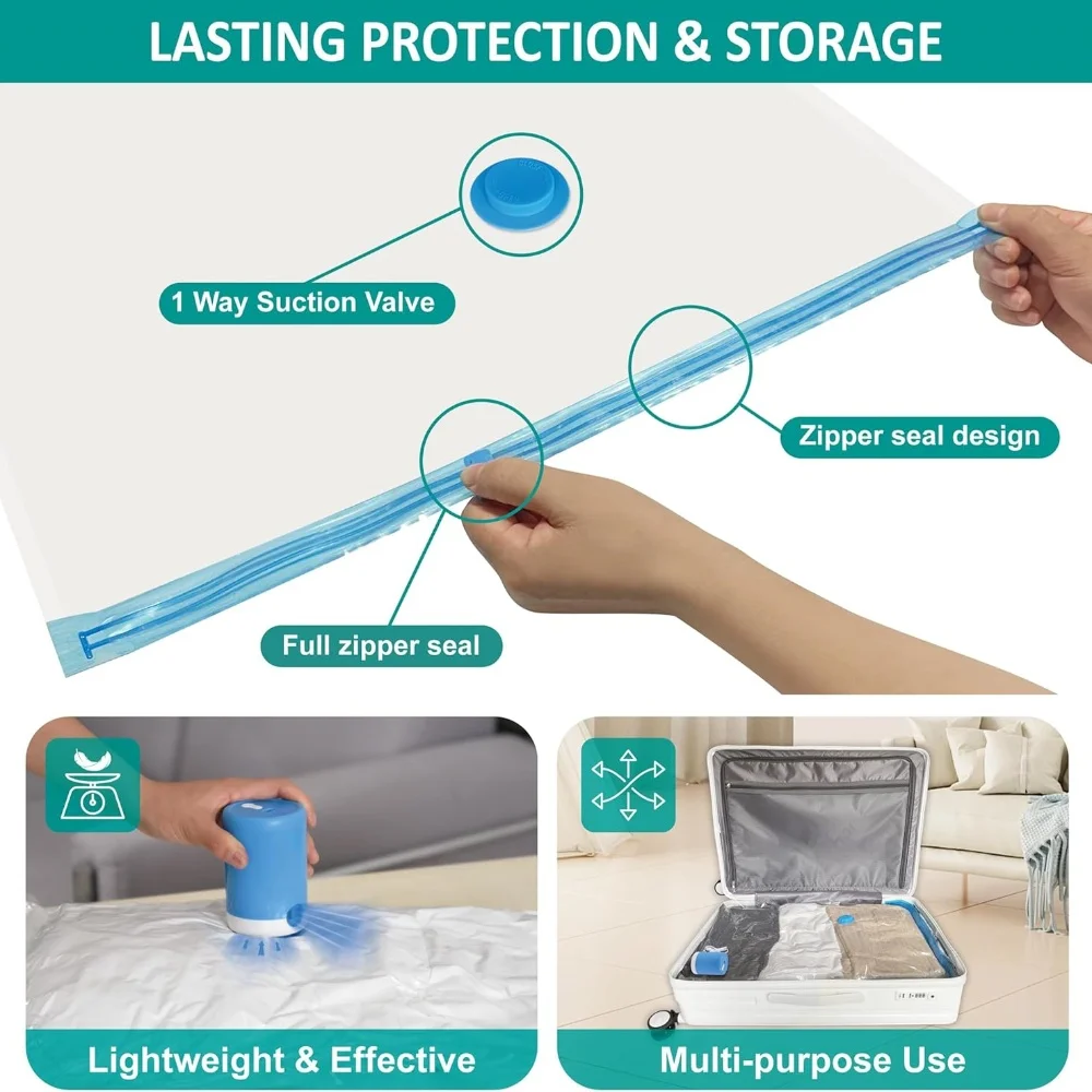 Electric Pump Vacuum Storage Bags, Space Saver