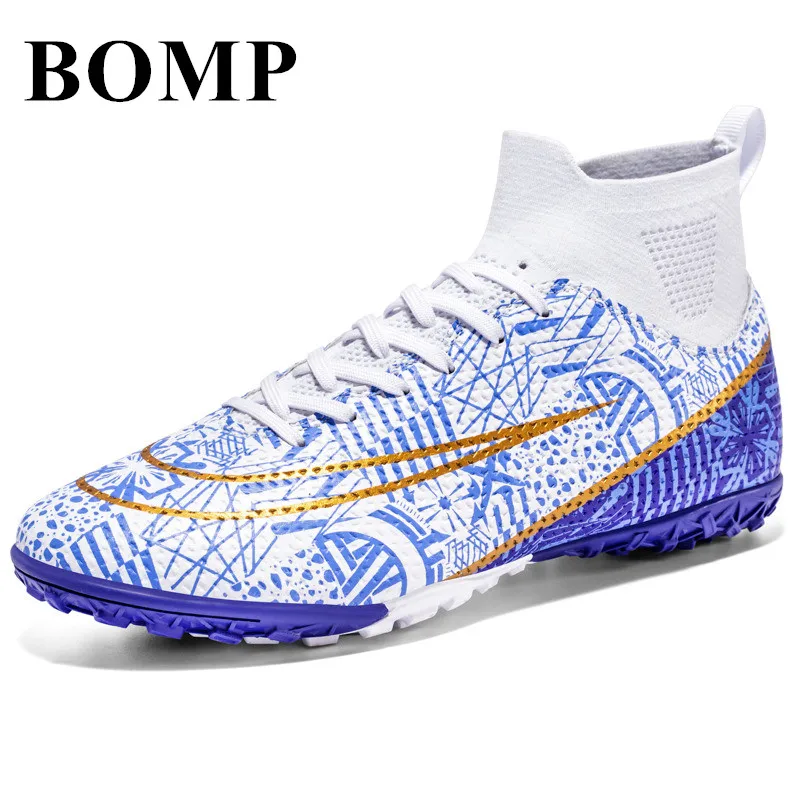 

Hot sale Printed Men's Soccer Shoes White TF/FG Football Boots Men Sports Shoes Football Non-Slip Training Unisex Futsal Shoes