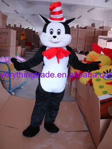 Neue Erwachsene Charakter Halloween Katze Maskottchen Kostüm Halloween Weihnachten Kleid Volle Körper Requisiten Outfit Maskottchen Kostüm