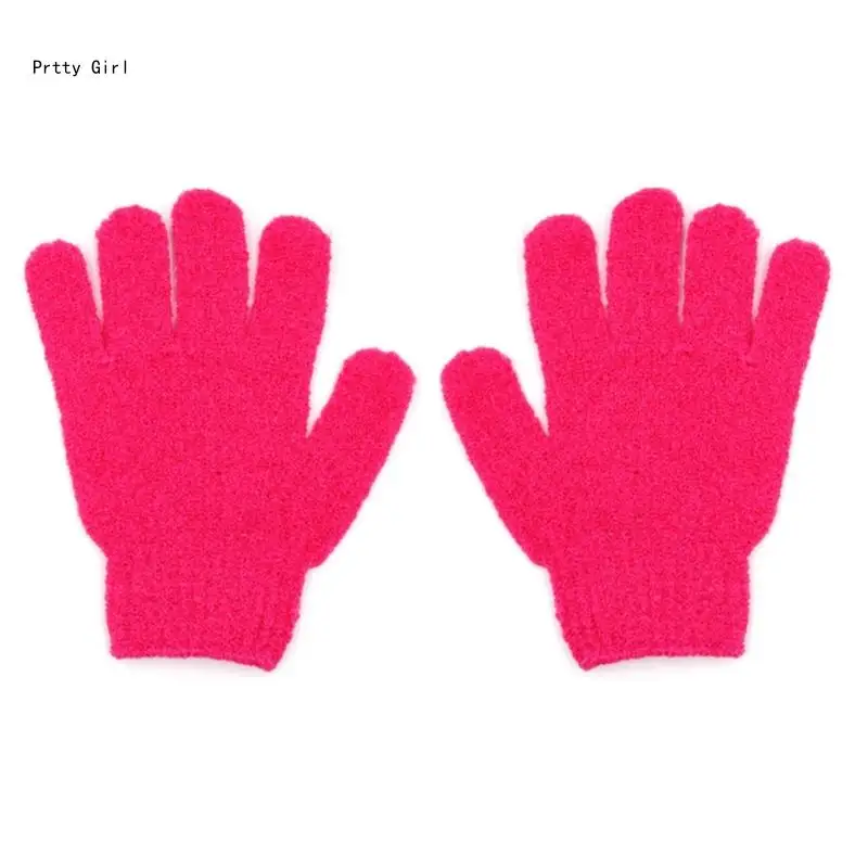 Peeling Exfoliating Mitt Glove For Shower Scrub Gloves Resistance Body Massage Sponge Wash Skin Moisturizing Bath Glove D2TA