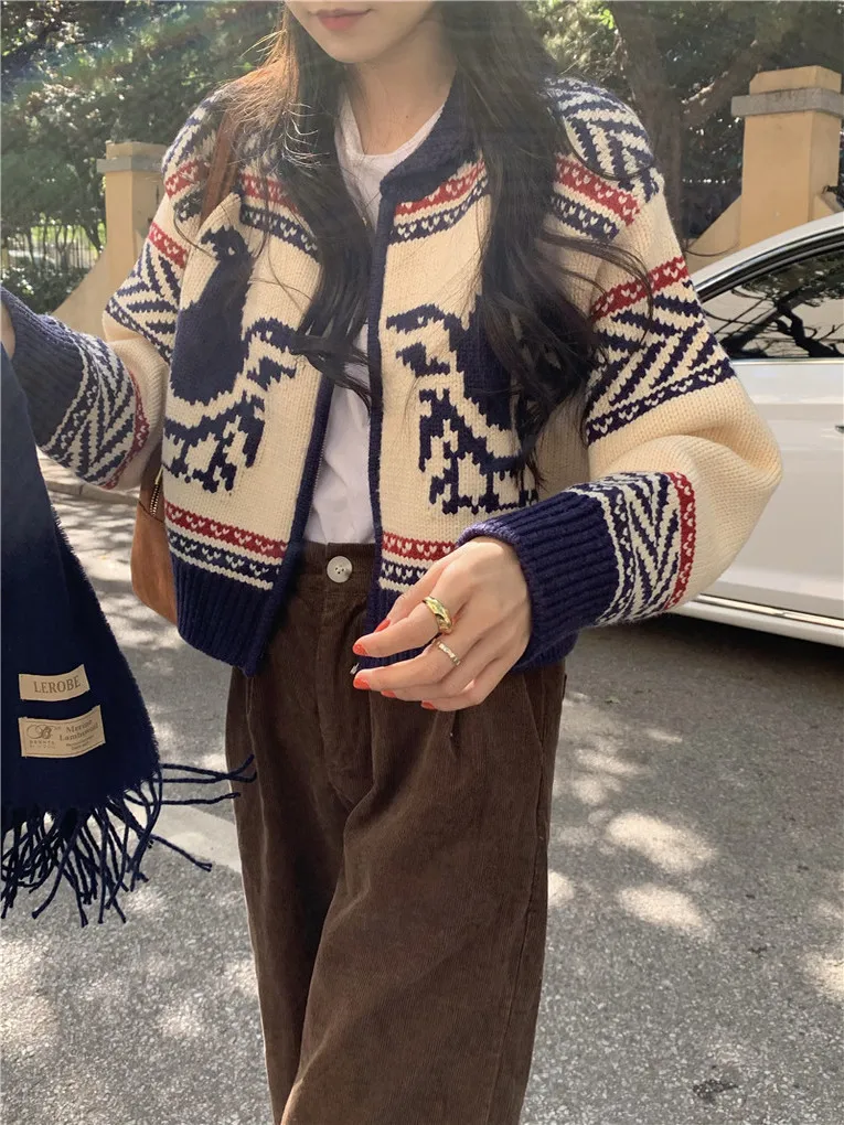 

Long Sve Zipper Cardigan O-Ne Coat Street Sle Slim Fit Sweater Summer Regular Thin round Ne ort Sve