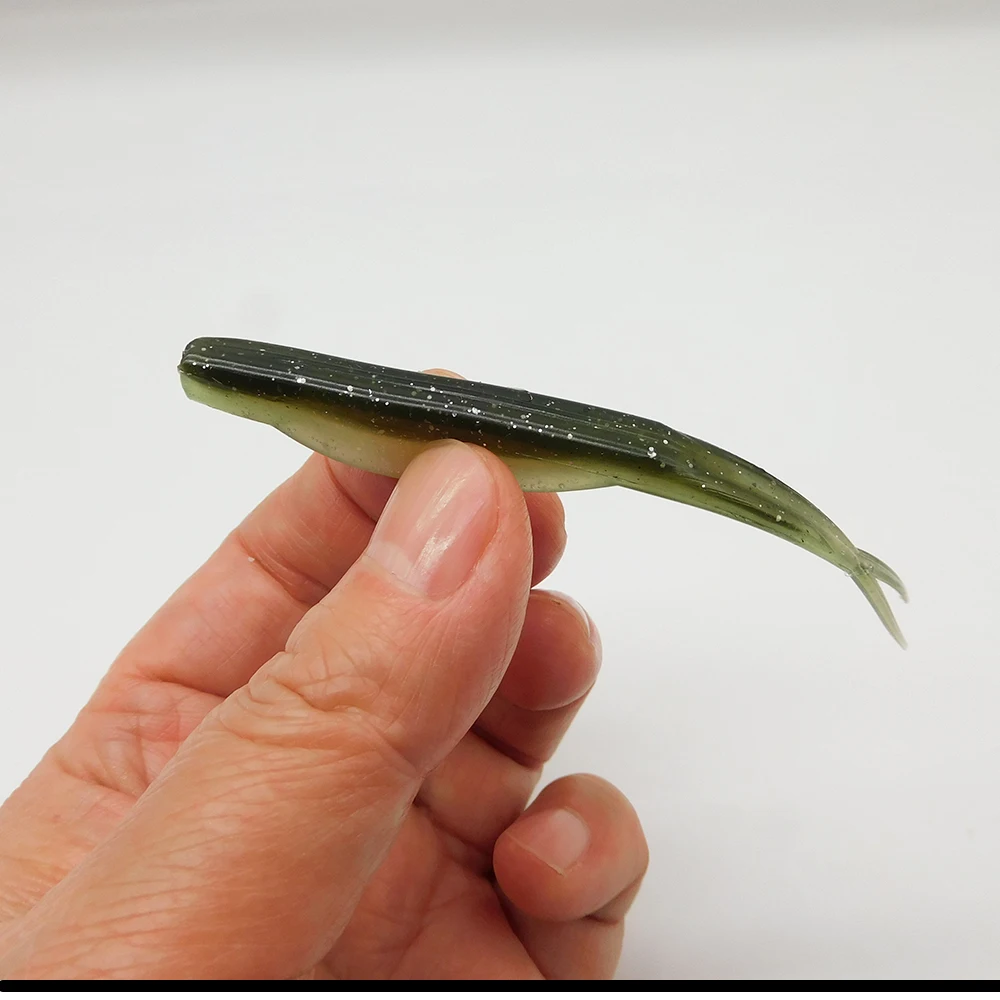 

ESFISHING New 2025 Soft Lure 90mm Needle tail Super fluke saltwater fishing for perch pike
