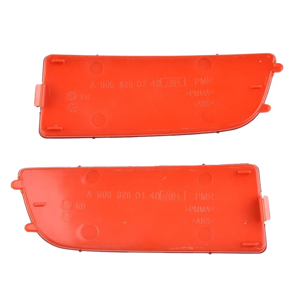 Tail Brake Lights Light Reflector Directly Replaced For LED Bumper Reflector Signal Rear Bumper ABS Plastic