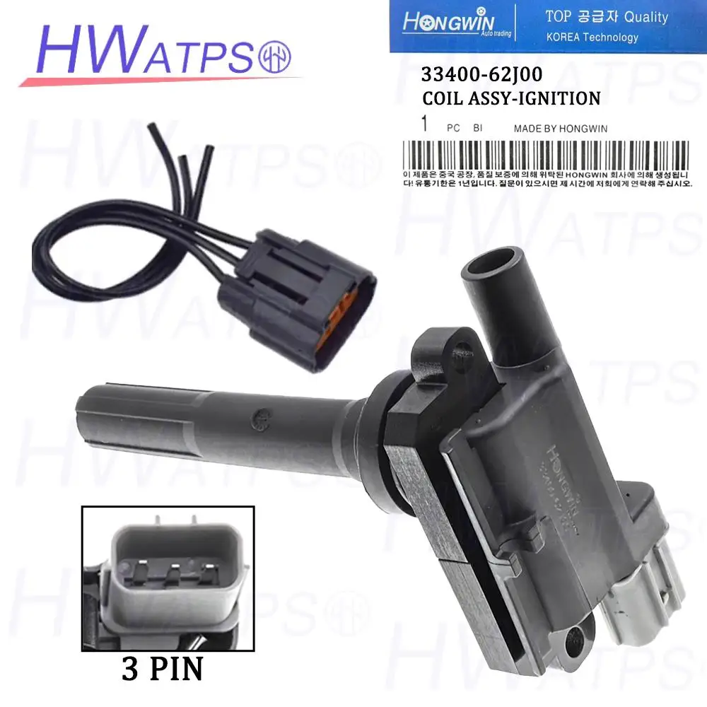 

33400-62J00 3340062J00 Катушка зажигания для SUZUKI ALTO BALENO CARRY IGNIS LIANA SWIFT SX4 WAGON Chevrolet Tracker для SUBARU FIAT