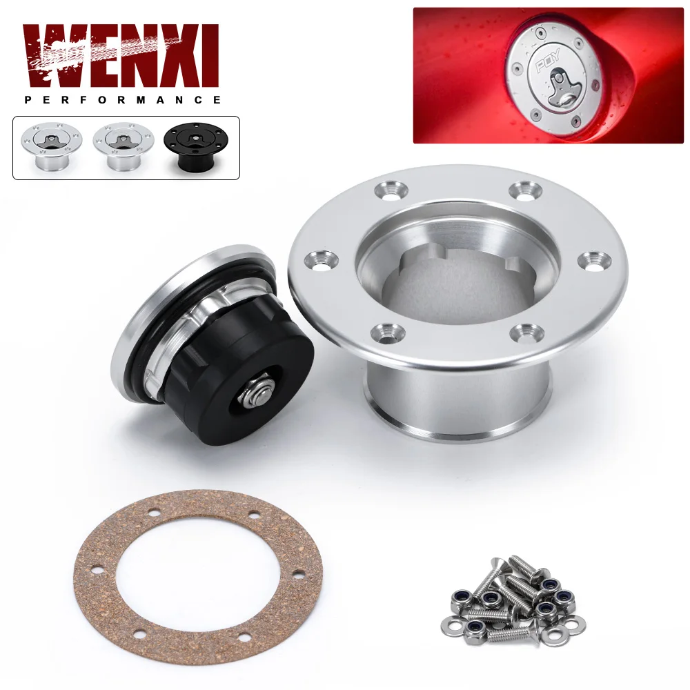 

Новая алюминиевая заготовка, крышка топливного бака/топливного бака, скрытое крепление, 6-болтовый внутренний диаметр отверстия для окисления поверхности 35,5 мм WX-SLYXG01