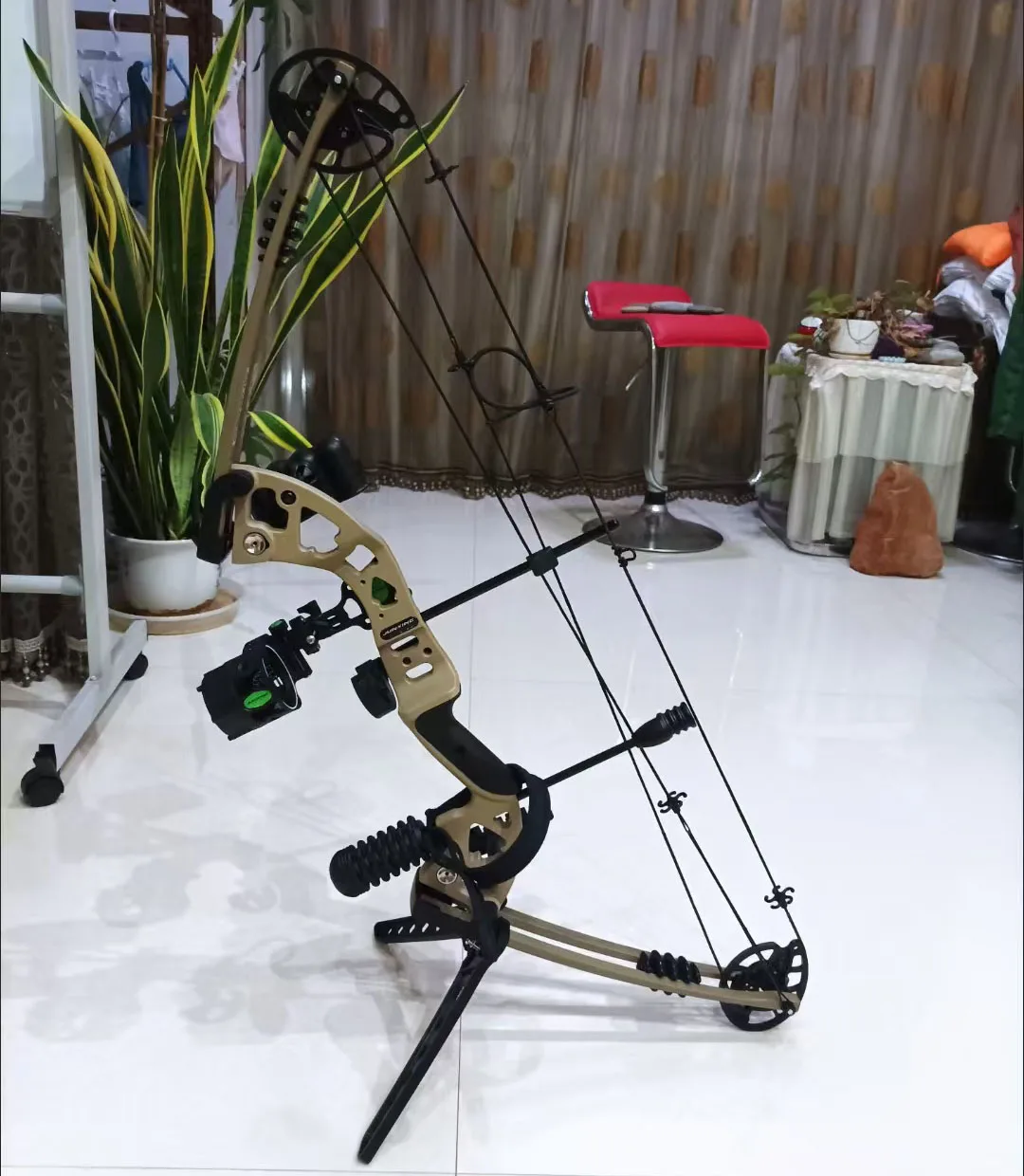 Dual Purpose Steel Ball Composite Bow and Arrow, Adult High-Precision Slingshot, Outdoor Archery, Accurate, Accurate