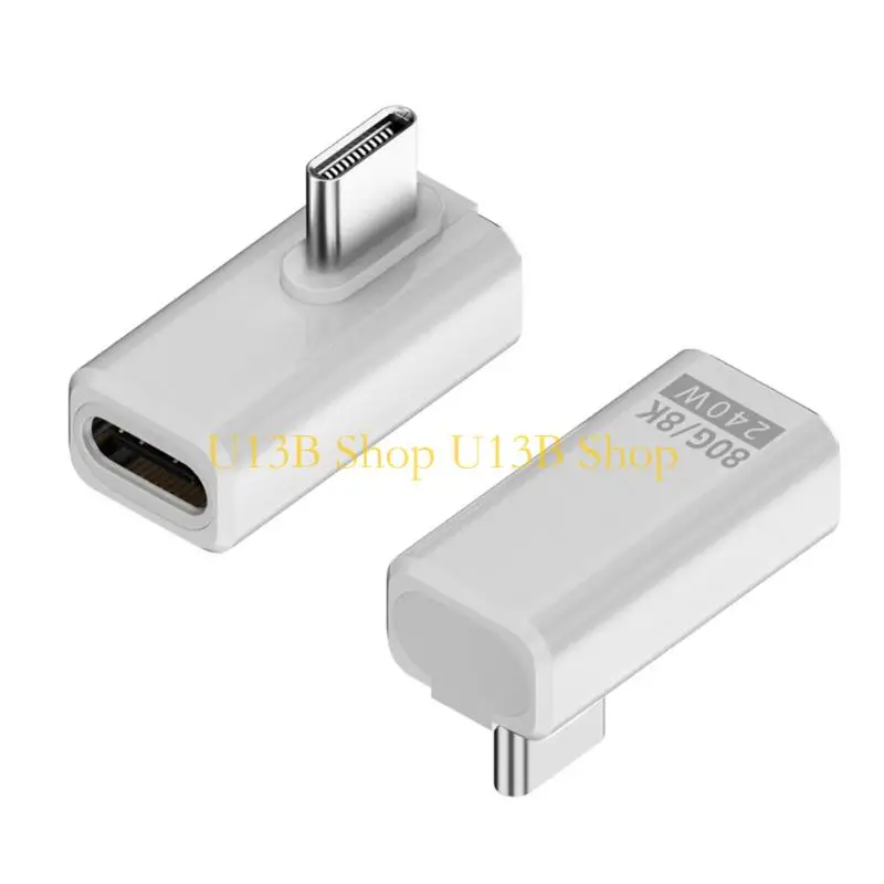 U13B USB C Adapter 240W 80Gbps 8K@60Hz Monitoring for Thunderbolt4/5 and Phone 16 15