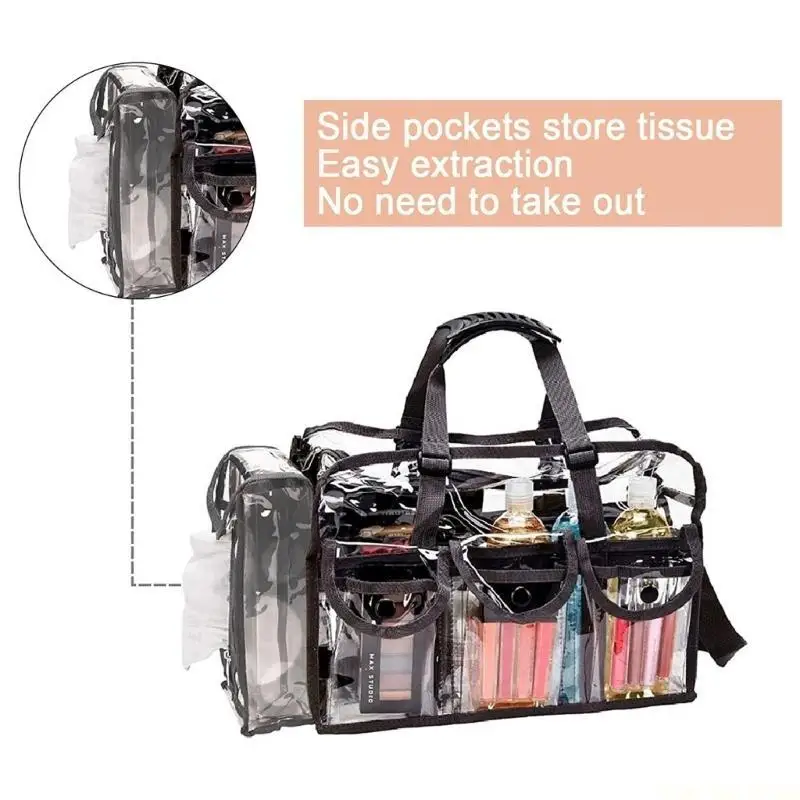 

X90D Женская косметичка из ПВХ большой емкости, косметичка-органайзер, пляжная сумка