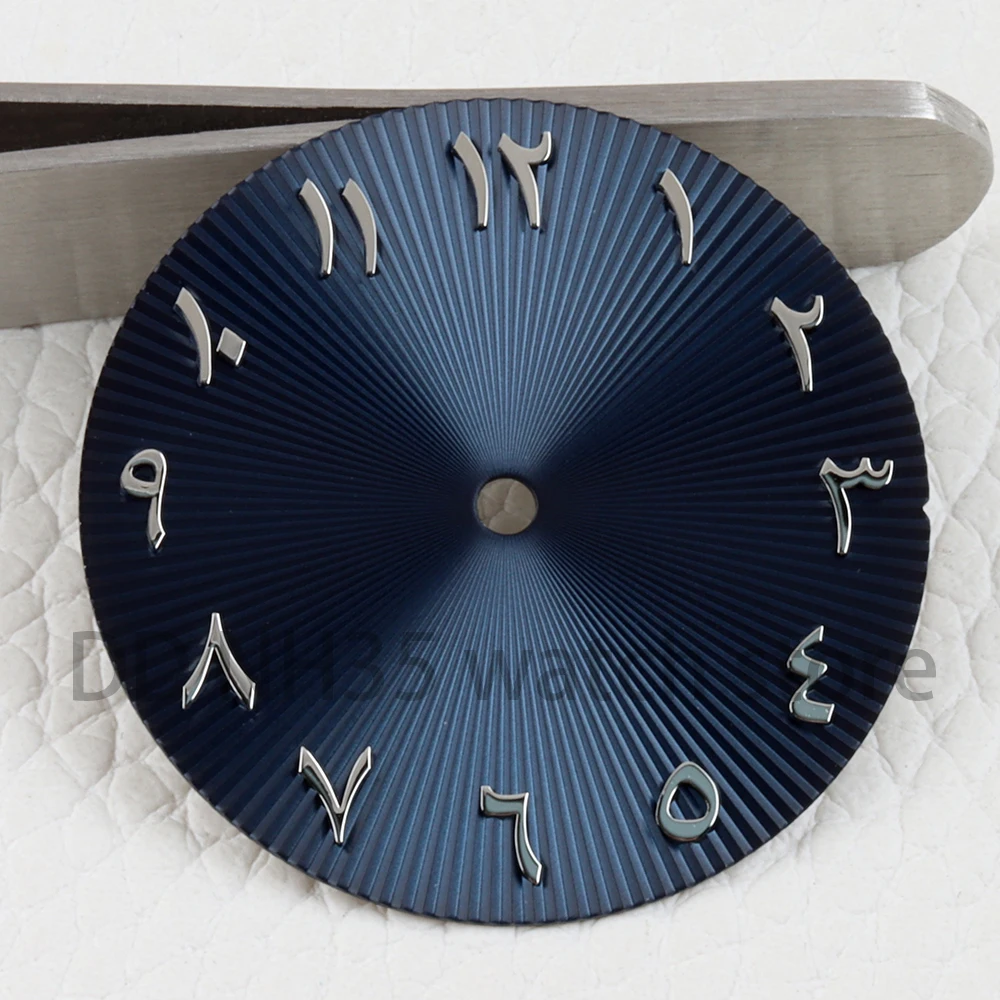 NH35 Dial 28.5mm Arabic Numerals Dial Sunburst Watch Faces NO Date For seiko NH35 NH36 Automatic Movement Watch Accessories
