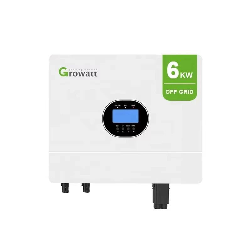 Growatt Solar Inverter Spf6000es Pure Sine Wave Off-Grid Solar Converter For Solar Panels Suitable For Home And Commercial Use