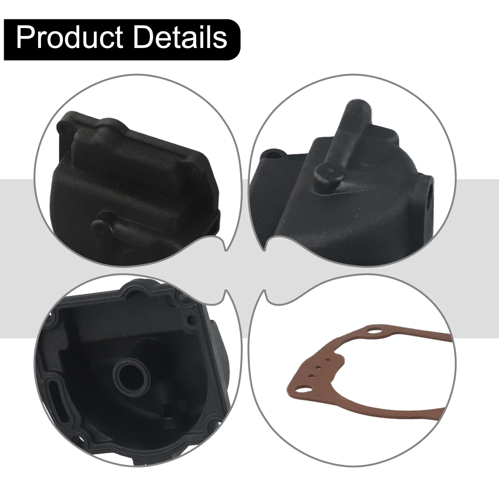 For Johnson For Evinrude Carburetor Float Bowl Assembly Replacement with Gasket Fits Models Up to 175HP Part Numbers Supported