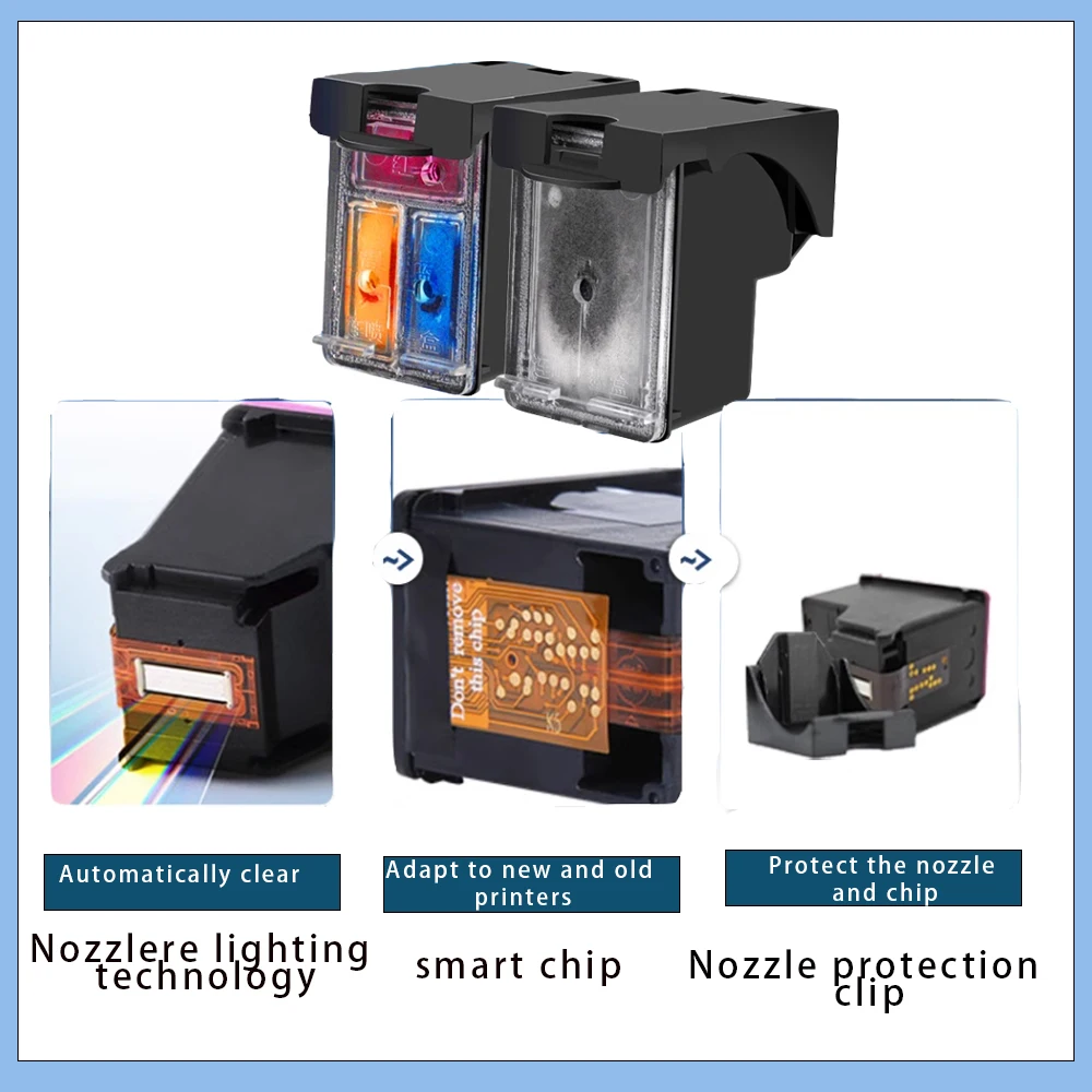 خرطوشة متوافقة 901XL 901 حصان لـ hp901 لطابعة hp Officejet J4500 J4524 J4535 4550 J4580 J4585 J4624 J4640 J4660 J4680